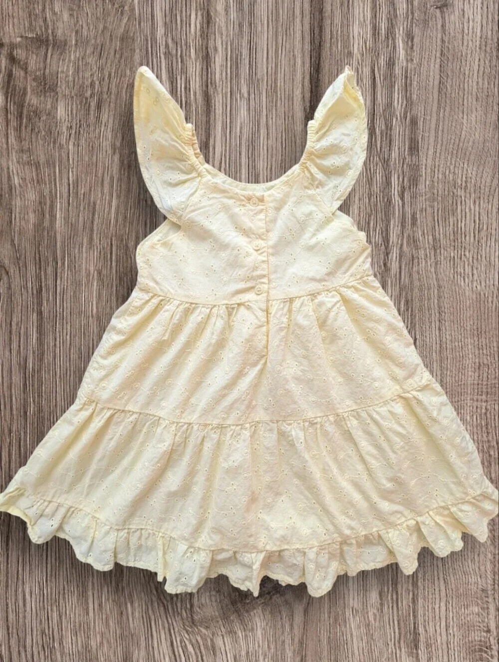 Oshkosh B'gosh Girls Yellow Dress Cotton Size 4T
